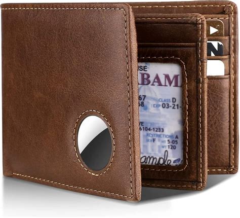 bifold wallet with rfid tag|genuine leather wallet bifold.